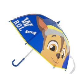 Cerdá Paraguas de Apertura Manual para Niños, Fabricado en EVA con Diseño de Paw Patrol, 45 cm de Diámetro, Color Azul. Ideal para 3-12 Años