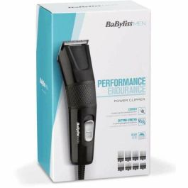 Babyliss E756E Cortapelos Power Clipper Hombre Cuchilla 45mm Acero Inoxidable, con Cable Profesional y 9 Longitudes de Corte (0.5-25mm) Babyliss E756E Cortapelos Power Clipper Hombre Cuchilla 45mm Acero Inoxidable, con Cable Profesional y 9 Longitudes de Corte (0.5-25mm)