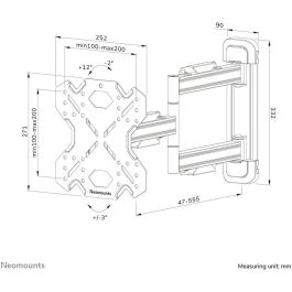 Soporte TV Neomounts WL40S-850BL12 32-55" 32" 55" 40 kg