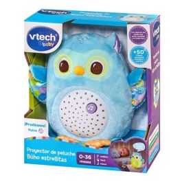 V-Tech Proyector Peluche Búho Estrellitas 80-566922 para Bebés con Melodías y Temporizador