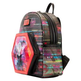 Loungefly Mochila lenticular Spiderman Cruzando el Multiverso Marvel 27cm Piel vegana Ajustable