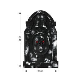 Lápida Con Calavera Central Luminosa Y Detalles Góticos 50x31 cm Precio: 2.95000057. SKU: B16PV7JYDF