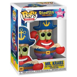 Funko POP Figura Bob Esponja Una Nueva Aventura Pirata Mr. Krabs Vinilo