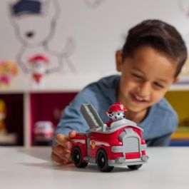 Spin Master 6071209 Marshall Patrulla Canina Camión Juguete Clásico con Ruedas Giratorias y Escalera Móvil para Niños +3 Años