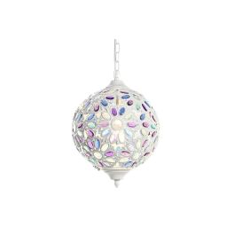 Lampara Techo Arabe DKD Home Decor Blanco Multicolor 28 x 44 x 28 cm Lampara Techo Arabe DKD Home Decor Blanco Multicolor 28 x 44 x 28 cm