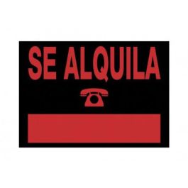 Cartel "Se Alquila" 350X250 Mm Pvc Negro Archivo 2000 6168 NE Precio: 7.79000057. SKU: B17ELK4B6N