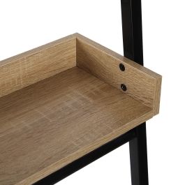 Estantería con espejo Versa 3 baldas, 30.5x180x52 cm, madera MDF, estilo minimal