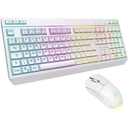 The G-Lab TUNGSTEN EX W COMBO Teclado y Mouse Gaming Inalámbricos Blanco, Paquete Combo, 32 Macros Configurables Precio: 91.4276. SKU: B1DBBS4TG9