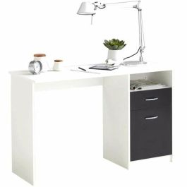 FMD FMD4029494113894 Escritorio JACKSON, Blanco con detalles negros, 123x76.5x50 cm, Fabricado en Alemania Precio: 124.88999996. SKU: B14V6PW6CF
