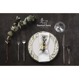 Vajilla Santa Clara Castroverde 12Pcs - Stoneware Vitrificado, Resistente, Apto Lavavajillas y Microondas (2 Unidades) Vajilla Santa Clara Castroverde 12Pcs - Stoneware Vitrificado, Resistente, Apto Lavavajillas y Microondas (2 Unidades)