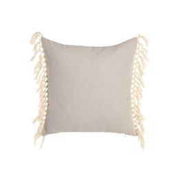 DKD Home Decor Cojín Boho Natural Blanco Algodón 45 x 45 cm (2 Unidades) Precio: 19.94999963. SKU: B1KNYBAB4D
