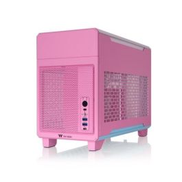 Thermaltake TR100 Mini Torre PC Rosa con Soporte para Ventiladores de 120/140mm y Radiadores de hasta 280mm