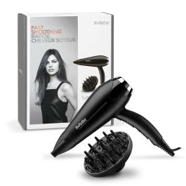 Babyliss Secador de Pelo D572DE Turbo Smooth 2200W con Control Iónico y Difusor para Cabello con Encrespamiento