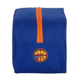 Zapatillero de Viaje Valencia Basket Azul Naranja (29 x 15 x 14 cm)