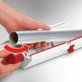 LEIFHEIT PERFECT CUT 23051 Dispensador Cortador de Film para Rollos de 33 cm Blanco LEI4006501230515