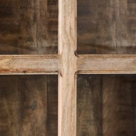 Vitrina Blanco Rozado Madera de Mango 60 X 35,50 X 157,50 cm