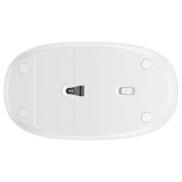 HP Ratón Bluetooth 240 Lunar White 793F9AA#ABB, Ratón Inalámbrico Óptico con 3 Botones y Conexión Bluetooth 5.1, Ideal para Uso Doméstico