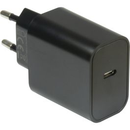 Inter-Tech PD-2020 Cargador USB-C 20W Negro para Smartphone, Quick Charge 3.0, USB Power Delivery 3.0, Carga Rápida