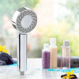 Innovagoods Mango de Ducha Doble con Dispensador 3 en 1 Xawara con Depósito para Gel y 2 Modos de Salida de Agua