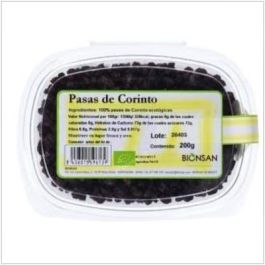 BIONSAN Pasas Corinto 200g - Uvas deshidratadas sin semillas, dulces, ecológicas y aptas para veganos Precio: 5.50000048. SKU: B1DYDA4W67
