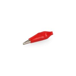Edm Pinza cocodrilo rojo metal/pvc para electrónica