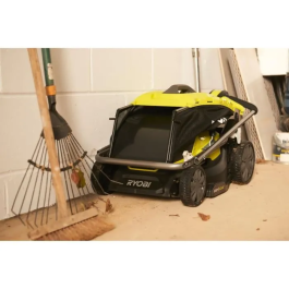Ryobi Cortacésped RY18LMX37A-150 LithiumPlus 18V sin escobillas 37cm con 1 Batería 5.0 Ah y Cargador Rápido