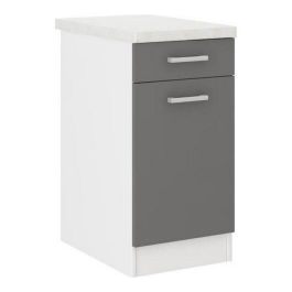 Ultra Mueble Bajo Cocina 40 cm con Encimera Incluida - Gris - Roble Oscuro - Fabricación Europea L 40 x P 47 x H 82 cm Precio: 111.5899994. SKU: B1JECQMJPQ