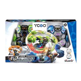 Silverlit SIL1719316013567 Robot de Combate Kombat Tornado - Conjunto de 2 Robots con Ataque 360° y Destrucción Silverlit SIL1719316013567 Robot de Combate Kombat Tornado - Conjunto de 2 Robots con Ataque 360° y Destrucción