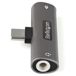 Adaptador USB C a Jack 3.5 mm Startech CDP235APDM Plata