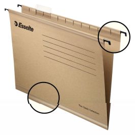 Esselte Carpeta Colgante Pendaflex Folio Kraft Reforzada 10x Más Resistente Caja 50 Unidades