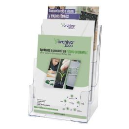Archivo 2000 Portafolletos de Sobremesa DIN A5 Vertical, 3 Compartimentos, Poliestireno Ultra Transparente Precio: 10.50000006. SKU: B1KL4CFJ76