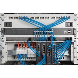 Digitus Soporte Carril DIN 3HE 19" (483mm) para Rack, Acero, Gris