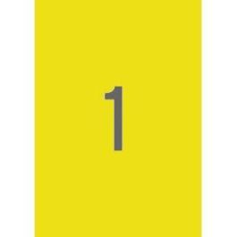 Apli Etiquetas Adhesivas 210x297 mm Amarillo para Inkjet y Láser, Pack de 20 Hojas Precio: 9.5000004. SKU: S8425918