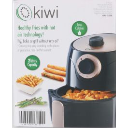 Freidora de Aire Kiwi 2L 1000W - Sin Aceite (2 Unidades) Freidora de Aire Kiwi 2L 1000W - Sin Aceite (2 Unidades)