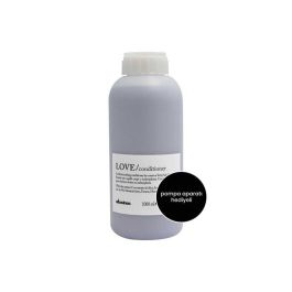 Davines Love Acondicionador Disciplinante Profesional 1 Litro - Para Cabello Encrespado y Rebelde con Efecto Anti-Frizz y Suavidad Duradera