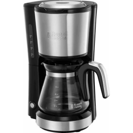 Russell Hobbs Cafetera Compacta 24210-56 de Acero Inoxidable Cepillado, 5 Tazas, 1000W