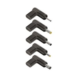 NGS BUD-AS Pack 5 Clavijas Adaptadoras de Carga USB-C a DC para Portátil Asus - Varias Medidas