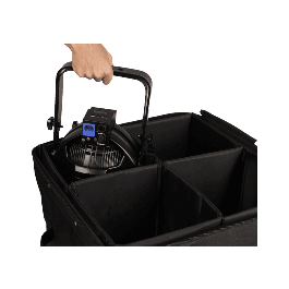 Gator Funda Reforzada Para 4X Par 64 Led Con Ruedas 56x16x61cm