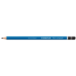 Staedtler Lápiz de Grafito Mars Lumograph 100 4B Unidad con Resistencia a la Rotura