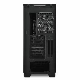 Sharkoon CA300T Torre E-ATX ELITE SHARK, Cristal Templado, Panel I/O Iluminado, 3x Ventiladores RGB, Negro para PC Gaming Alta Gama