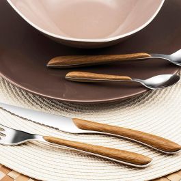 Amefa Éclat Cuchara de Postre de Acero Inoxidable 13,5 cm 2mm - Set de 6 Piezas con Acabado Brillo, Apto Lavavajillas