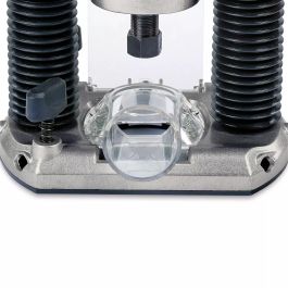 Einhell TC-RO 1155 E Fresadora de Superficie 1100W, Velocidad 11000-30000 RPM, Portaherramientas 6/8mm, Negro/Rojo