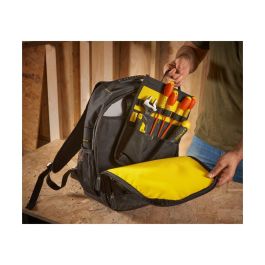 Stanley STST1-72335 Mochila Portaherramientas 15kg Nailon 600D, Compartimento Laptop, Divisor, Respaldo Acolchado