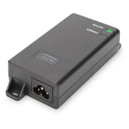 Digitus Inyector PoE+ Gigabit Ethernet 30W 802.3at Negro para red de hasta 400m