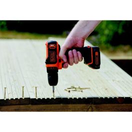 Black & Decker Destornillador Inalámbrico 10.8V, 2 Baterías Litio, Control de Torque 10 Posiciones y Caja