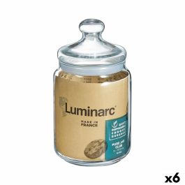 Tarro Luminarc Club Transparente Vidrio 1,5 L (6 Unidades) Precio: 43.49999973. SKU: S2707208