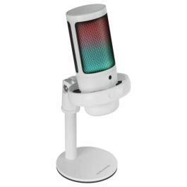 Mars Gaming MMIC-SE Micrófono de Estudio Profesional USB 196kHz 24 bits Condensador Cardioide ARGB Blanco con Monitoreo Jack 3.5mm Mars Gaming MMIC-SE Micrófono de Estudio Profesional USB 196kHz 24 bits Condensador Cardioide ARGB Blanco con Monitoreo Jack 3.5mm