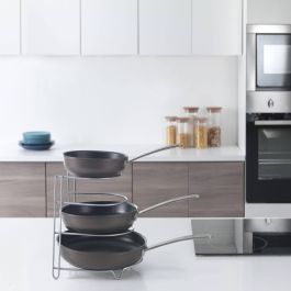 Confortime Organizador de Sartenes Grey 24.5 x 27 x 23 cm (12 Unidades)