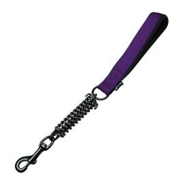 Gloria Correa Corta Negra con Muelle Antitirones para Perro 3 mm x 41 cm Morado Precio: 12.89000053. SKU: S6100810
