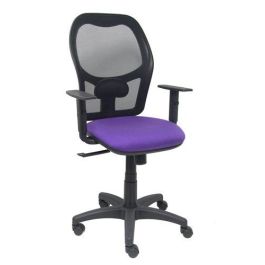 Silla Piqueras Y Crespo Alocen Brazos Regulables Mecanismo Sincro Refuerzo Lumbar Ruedas Nylon Respaldo Malla Negra Transpirable Y Asiento Tapizado Bali Lila Precio: 229.79000011. SKU: S5703802